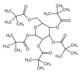 [(2R,3S,4S,5R)-3,4,5,6-tetrakis(2,2-dimethylpropanoyloxy)oxan-2-yl]methyl 2,2-dimethylpropanoate 108342-85-4