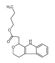 butyl 2-(1,3,4,9-tetrahydropyrano[3,4-b]indol-1-yl)acetate 41339-75-7