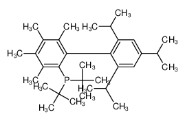 2-二叔丁基膦-3,4,5,6-四甲基-2′,4′,6′-三异丙基-1,1′-联苯