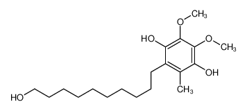 2-(10-hydroxydecyl)-5,6-dimethoxy-3-methylbenzene-1,4-diol