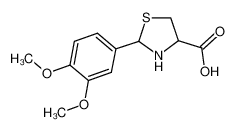 72678-92-3 2-(3,4-二甲氧基苯基)-1,3-噻唑烷-4-羧酸