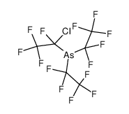 bis(pentafluoroethyl)(1-chlorotetrafluoroethyl)arsine 41920-42-7
