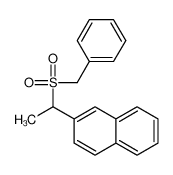 88430-91-5 2-(1-benzylsulfonylethyl)naphthalene