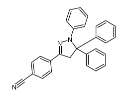 4-(1,5,5-triphenyl-4H-pyrazol-3-yl)benzonitrile 67223-85-2