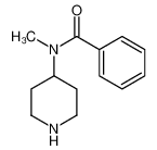 N-methyl-N-piperidin-4-ylbenzamide 64951-39-9
