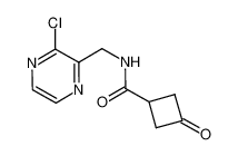 3-oxo-cyclobutanecarboxylic acid (3-chloro-pyrazin-2-ylmethyl)-amide 939412-84-7