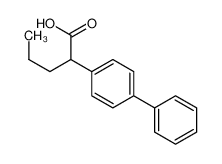 2-(4-phenylphenyl)pentanoic acid 5449-41-2