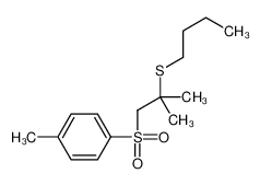 1-(2-butylsulfanyl-2-methylpropyl)sulfonyl-4-methylbenzene 89647-13-2