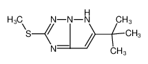 6-tert-butyl-2-methylsulfanyl-5H-pyrazolo[1,5-b][1,2,4]triazole 192578-76-0