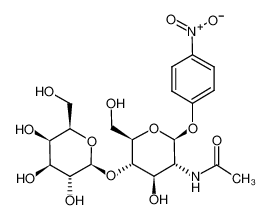 N-[(2S,3R,4R,5S,6R)-4-hydroxy-6-(hydroxymethyl)-2-(4-nitrophenoxy)-5-[(2S,3R,4S,5R,6R)-3,4,5-trihydroxy-6-(hydroxymethyl)oxan-2-yl]oxyoxan-3-yl]acetamide 74211-28-2