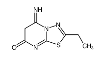 2-ethyl-5-imino-[1,3,4]thiadiazolo[3,2-a]pyrimidin-7-one 116776-44-4
