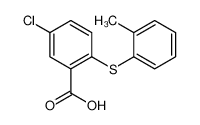 93288-98-3 5-chloro-2-(2-methylphenyl)sulfanylbenzoic acid