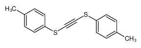 1-methyl-4-[2-(4-methylphenyl)sulfanylethynylsulfanyl]benzene 86148-27-8
