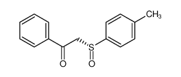 2-[(R)-(4-methylphenyl)sulfinyl]-1-phenylethanone 52154-24-2