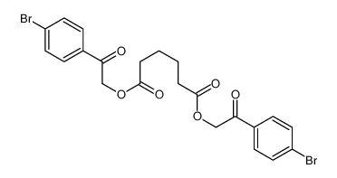 bis[2-(4-bromophenyl)-2-oxoethyl] hexanedioate 3013-48-7
