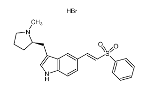 5-(2-(Benzenesulfonyl)Vinyl)-3-(1-Methylpyrrolidin-2(R)-ylmethyl)-1H-Indole Hydr 188113-69-1