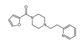 furan-2-yl-[4-(2-pyridin-2-ylethyl)piperazin-1-yl]methanone 90125-71-6