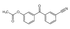 [3-(3-cyanobenzoyl)phenyl] acetate 890099-69-1