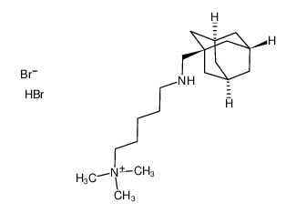 5-(1-adamantylmethylamino)pentyl-trimethylazanium,bromide,hydrobromide 121034-89-7