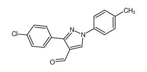 3-(4-chlorophenyl)-1-(4-methylphenyl)pyrazole-4-carbaldehyde 36640-46-7