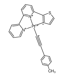 425387-45-7 [Pt(CCC6H4-4-CH3)(6-(2-thienyl)-2,2'-bipyridine)(1-)]