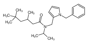 5934-97-4 N-[(1-benzylpyrrol-2-yl)methyl]-3,5,5-trimethyl-N-propan-2-ylhexanamide