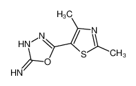 5-(2,4-dimethyl-1,3-thiazol-5-yl)-1,3,4-oxadiazol-2-amine 31877-60-8
