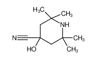 4-hydroxy-2,2,6,6-tetramethylpiperidine-4-carbonitrile 23037-20-9