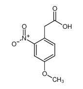 2-(4-methoxy-2-nitrophenyl)acetic acid 20876-30-6