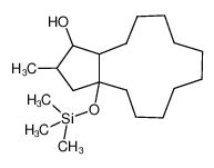 2-methyl-3a-((trimethylsilyl)oxy)tetradecahydro-1H-cyclopenta[12]annulen-1-ol 252206-24-9