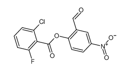2-甲酰基-4-硝基-2-氯-6-氟苯甲酸苯酯