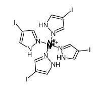 1001431-09-9 structure, C12H16I4N14Ni