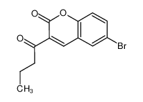 6-bromo-3-butanoylchromen-2-one 2199-83-9