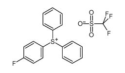 (4-fluorophenyl)-diphenylsulfanium,trifluoromethanesulfonate 154093-57-9