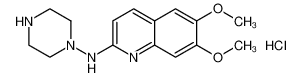 2-PIPERAZINE-4-AMINO-6,7-DIMETHOXY QUINOLINE HYDROCHLORIDE 98%