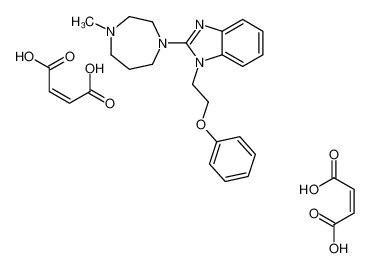87233-74-7 (E)-but-2-enedioic acid,2-(4-methyl-1,4-diazepan-1-yl)-1-(2-phenoxyethyl)benzimidazole