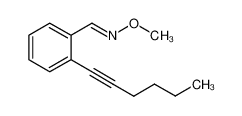 (E)-2-(hex-1-ynyl)benzaldehyde O-methyl-oxime 1180487-13-1