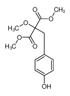 dimethyl 2-[(4-hydroxyphenyl)methyl]-2-methoxypropanedioate 848245-33-0