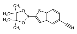 5-氰基-2-(4,4,5,5-四甲基-1,3,2-二氧硼烷-2-基)-苯并[b]噻吩
