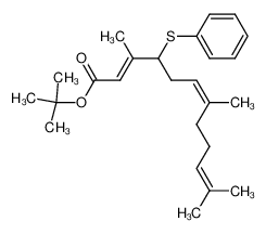 159826-54-7 tert-butyl 3,7,11-trimethyl-4-(phenylthio)dodeca-2E,6Z,10-trienoate