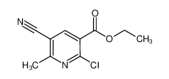 Ethyl 2-chloro-5-cyano-6-methylnicotinate 75894-43-8