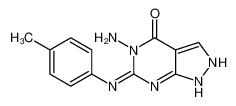 5-amino-6-(4-methylanilino)-1H-pyrazolo[3,4-d]pyrimidin-4-one 141300-18-7