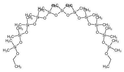 1,21-diethoxy-1,1,3,3,5,5,7,7,9,9,11,11,13,13,15,15,17,17,19,19,21,21-docosamethyl-undecasiloxane 18870-69-4
