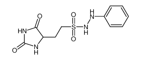 2-(2,5-dioxoimidazolidin-4-yl)-N'-phenylethanesulfonohydrazide 5462-87-3