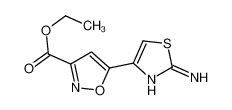 ethyl 5-(2-amino-1,3-thiazol-4-yl)-1,2-oxazole-3-carboxylate 104776-88-7