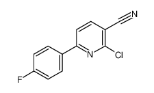 2-chloro-6-(4-fluorophenyl)pyridine-3-carbonitrile 31776-83-7