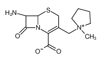 1-[[(6R,7R)-7-氨基-2-羧基-8-氧代-5-硫杂-1-氮杂双环[4.2.0]辛-2-烯-3-基]甲基]-1-甲基吡咯烷鎓内盐