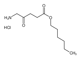 hexyl 5-amino-4-oxopentanoate,hydrochloride 140898-91-5