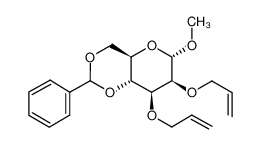 甲基 2,3-O-二烯丙基-4,6-O-亚苄基-alpha-D-吡喃甘露糖苷
