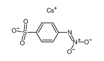 109985-34-4 structure, C6H4CsN2O5S-